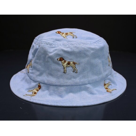 NWT Polo Ralph Lauren Bucket Hat S/M – Allover Puppy Embroidery, Special Edition - Picture 1 of 3